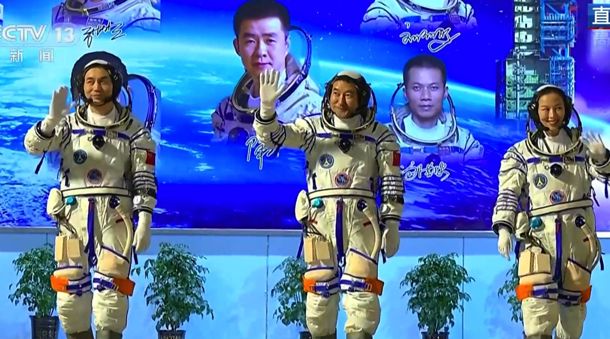 “神舟”将再会“天和”，新“太空出差”三人组领命出征