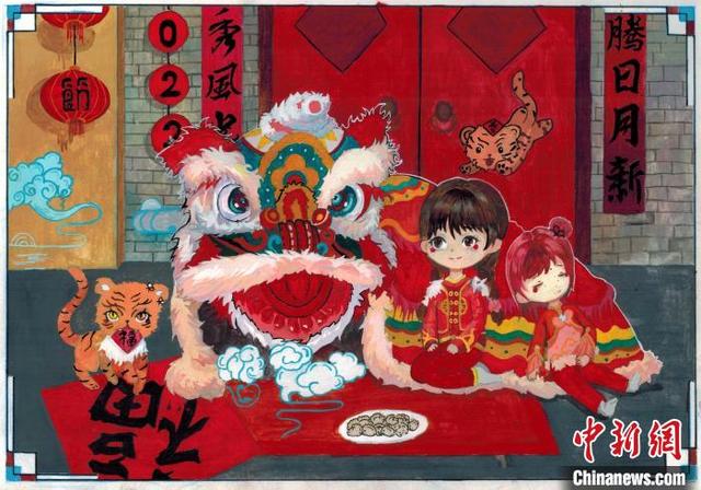 2022“欢乐春节 同心童艺”——虎年春节贺卡设计大赛成功举办